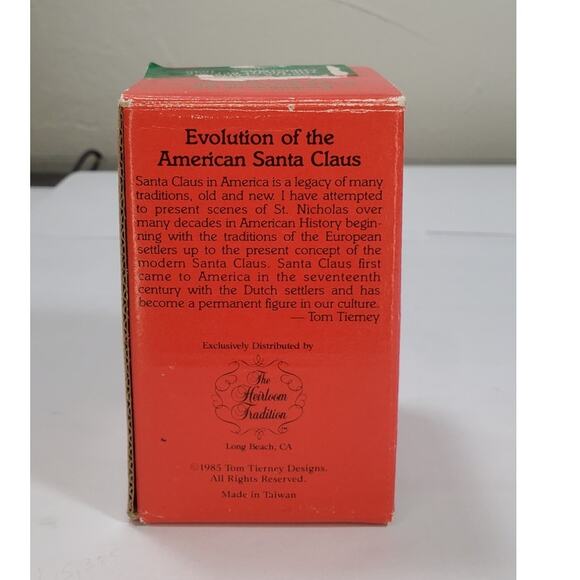 Evolution Of The American Santa Claus, Tom Tierney H1653 Ornament Santa Claus - Picture 6 of 6